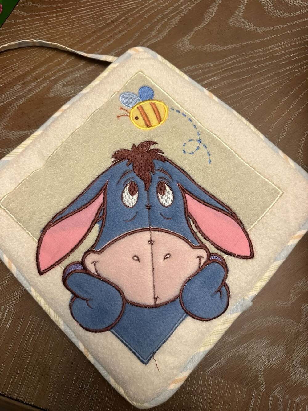 Vintage Disney WINNIE the POOH Tigger Fleece Wall Decor Door Hanger